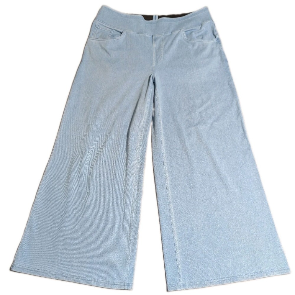 HALARA Magic High Waist Wide Leg Jeans Womens XL Petite Light Wash Stretch Denim